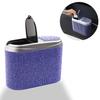 Bling Car Trash Can For Women Rhinestone Auto Door Garbage Bin Seat Back Hanging Storage Box Interior Accessories Organizer