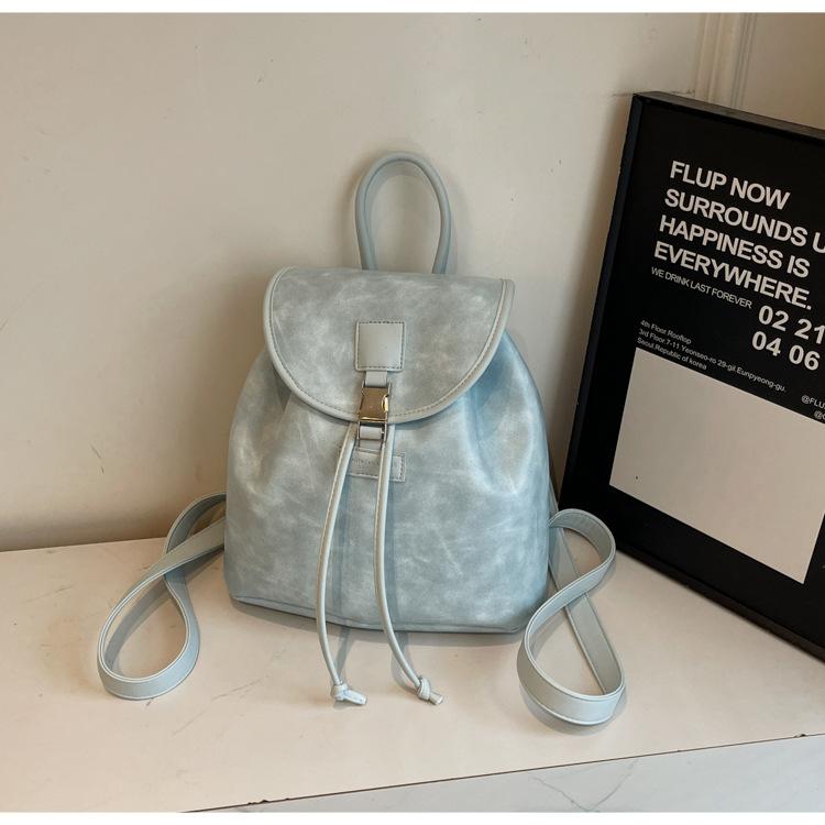Schoolbag Backpack Women's Backpack 1011 Spring New Trendy Travel Niche Bag High Value Leisure Travel School Bag