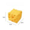 Giant Cube Cheese Squeeze Toy Simulation Extra Large Size Cheese Fidget Toy Slow Rebound Shapeable Venting Ball for Adult Gifts