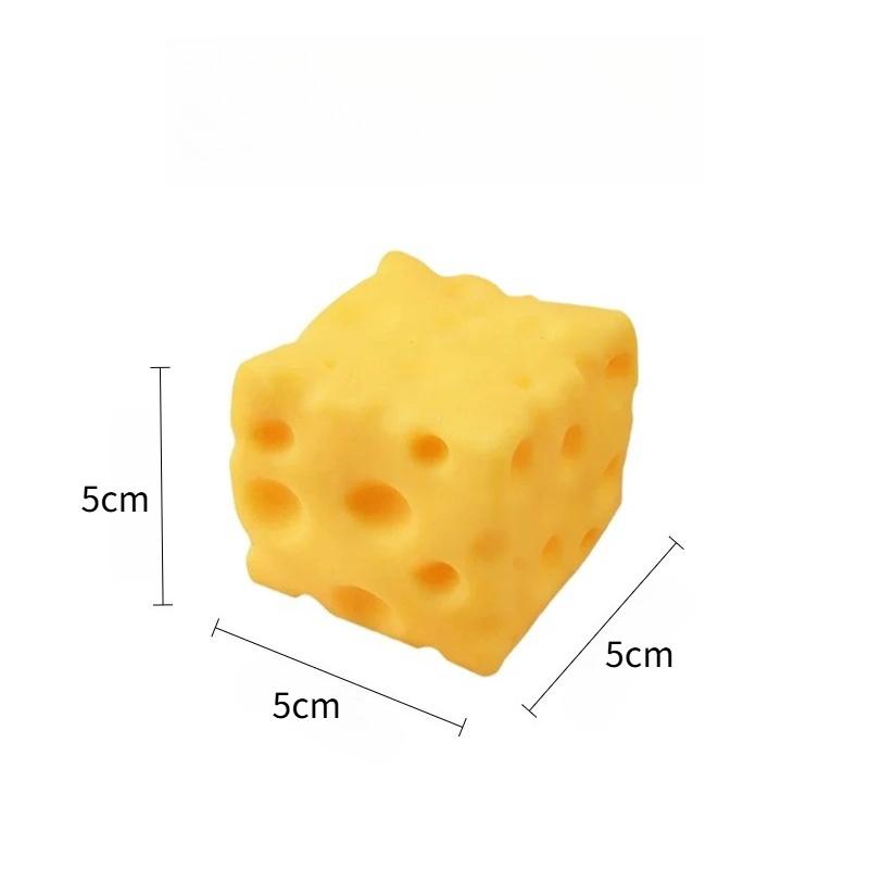 Giant Cube Cheese Squeeze Toy Simulation Extra Large Size Cheese Fidget Toy Slow Rebound Shapeable Venting Ball for Adult Gifts