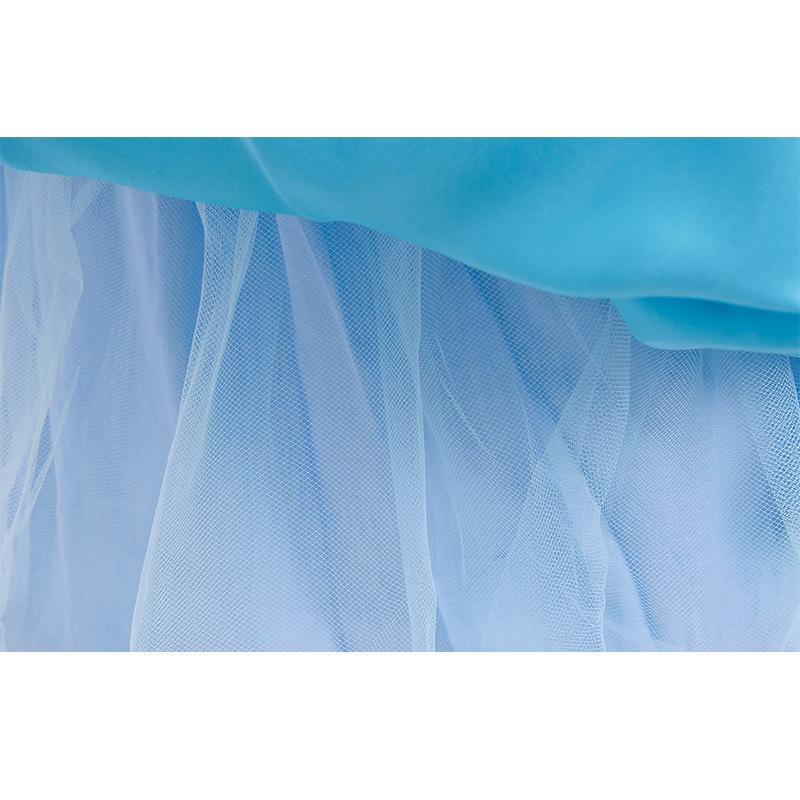 Frozen Princess Elsa Halloween Mesh Dress for Kids