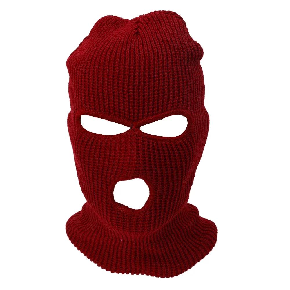 Balaclava Three Hole Headrest Cover Universal Car Seat Decoration Hat Halloween Christmas Funny Car Pranks Gifts Windproof Hood