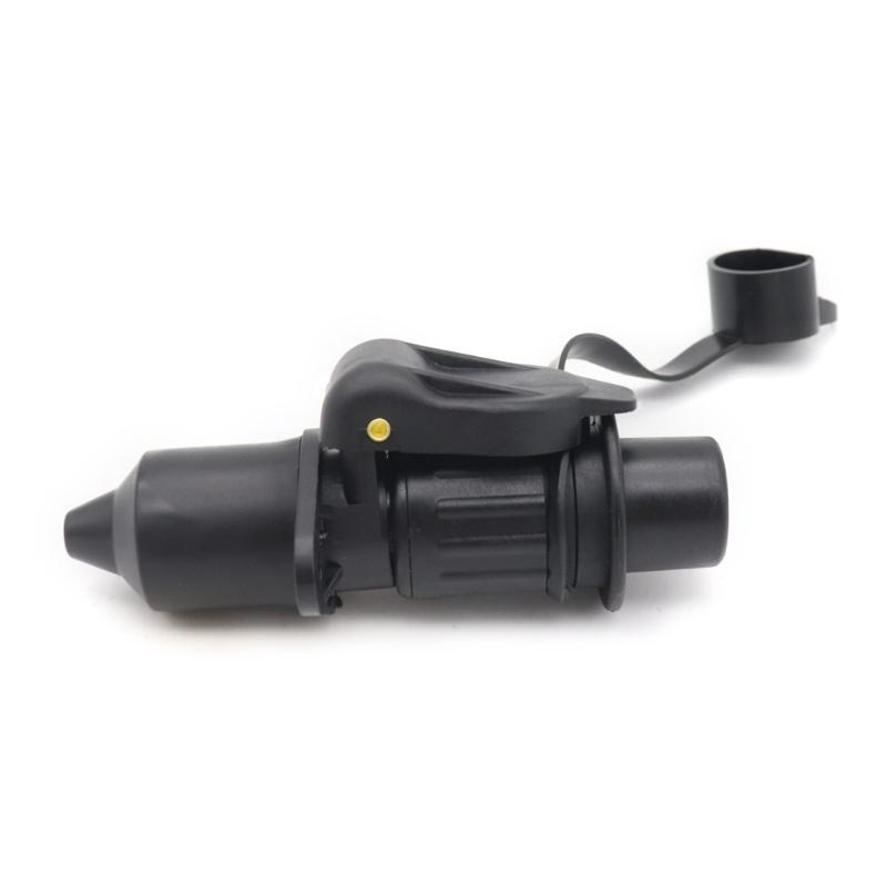 Round 3 Pin Trailer Socket Connectors Interface Adapter For Caravan Truck 12v Motorhome Power Cord Socket Connector