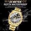 BINBOND High End Brand Men's Watch Original Stainless Steel Luminous Waterproof Watch Luxury Business Date Quartz Men Watches