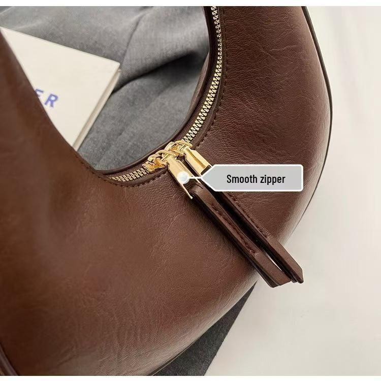 Versatile Small Retro Underarm Handbag - High-Value Dumpling Bag for Women