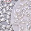(YOUU06)10Pc White Bowknot Bow Acrylic Bead Loose Spacer Charm Bead For Jewelry Making Set DIY Bracelet Necklace Accessory