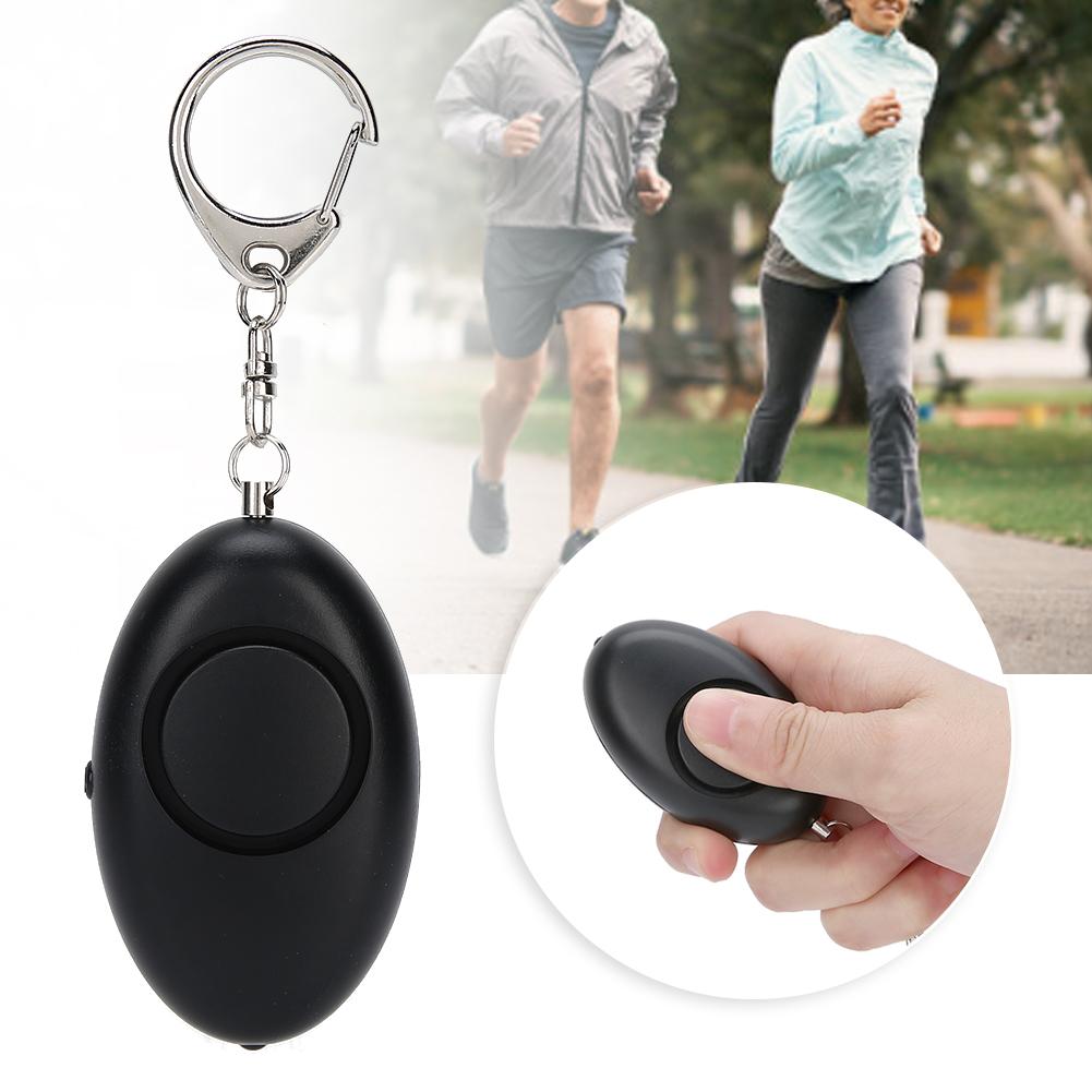 Security Alarm Key Chain Women Elderly Emergency Alarm with LED Light