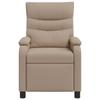 Recliner Chair Cappuccino Faux Leather
