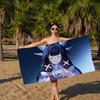 Genshin Impact Columbina Big Microfiber Beach Towels Quick Dry Towel Sand Beach Towels Pool Towel for Travel Swim Pool Yoga