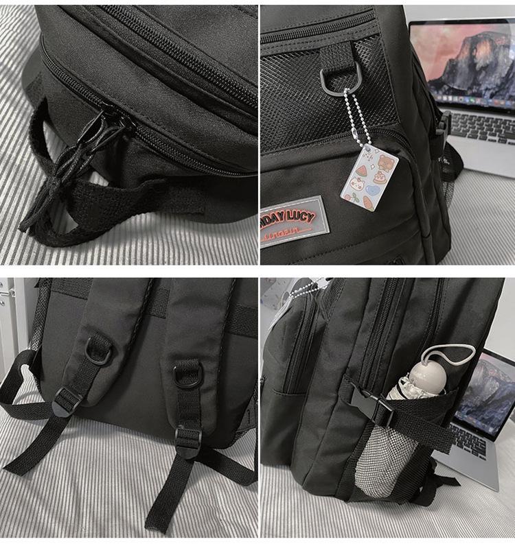 Korean Cartoon Schoolbag for Girls: Stylish Backpack for Elementary to High School Students