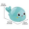 Electric Octopus Whale Baby Bath Toys Automatic Sensing Squirting Water Spray Water Shower Toys for Kids Bath with LED Light
