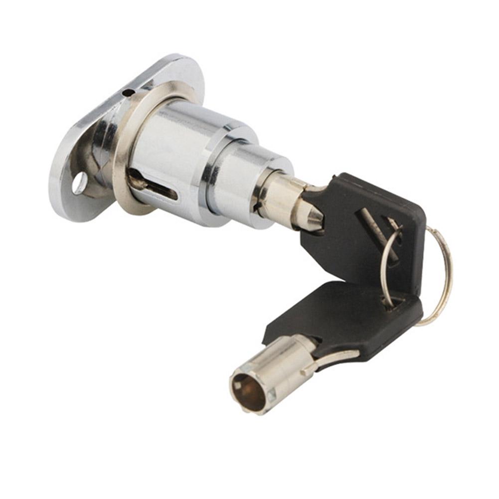 

Compact Cabinet Security Lock Tubular Cabinet Lock Zinc Alloy Push Lock Easy Installation Push Lock Tool Accessory