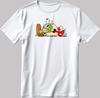 Asterix and Obelix, Characters Short Sleeve White-Black Men's / Women N569