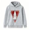 Kids Boys Girls Pullover Hoodie, Vintage Soviet Buran Space Shuttle Print Casual Hooded Sweatshirt for Space Fans, Comfortable Long Sleeve Tops for Da