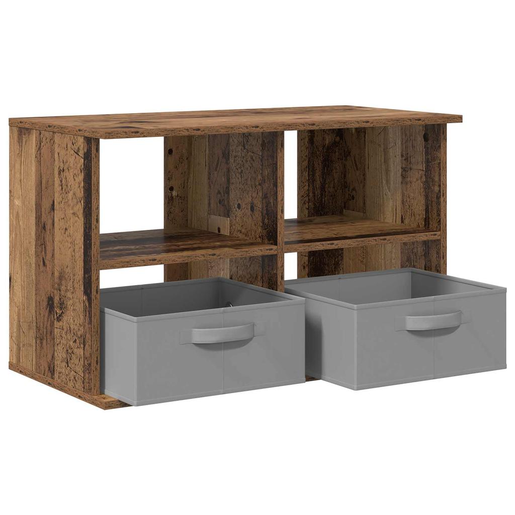 TV Stand with Drawers Reclaimed Wood Look 79 x 40 x 48 cm