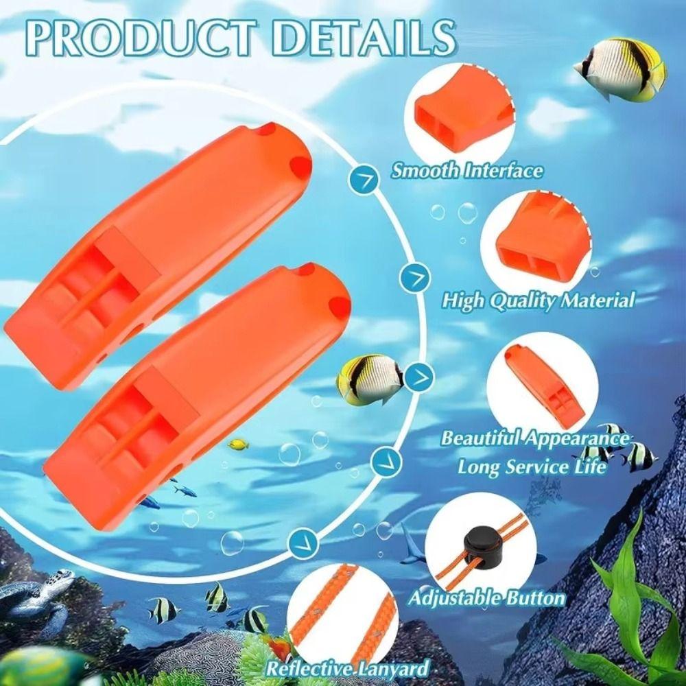 Dolphin Sound Outdoor Survival Whistle Anti Loss Clip Rescue Emergency Whistle Outdoor Tool