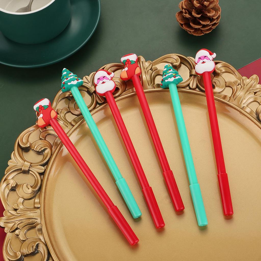 Creative Santa Claus Gel Pen - Christmas Stocking, Tree & Gift Set