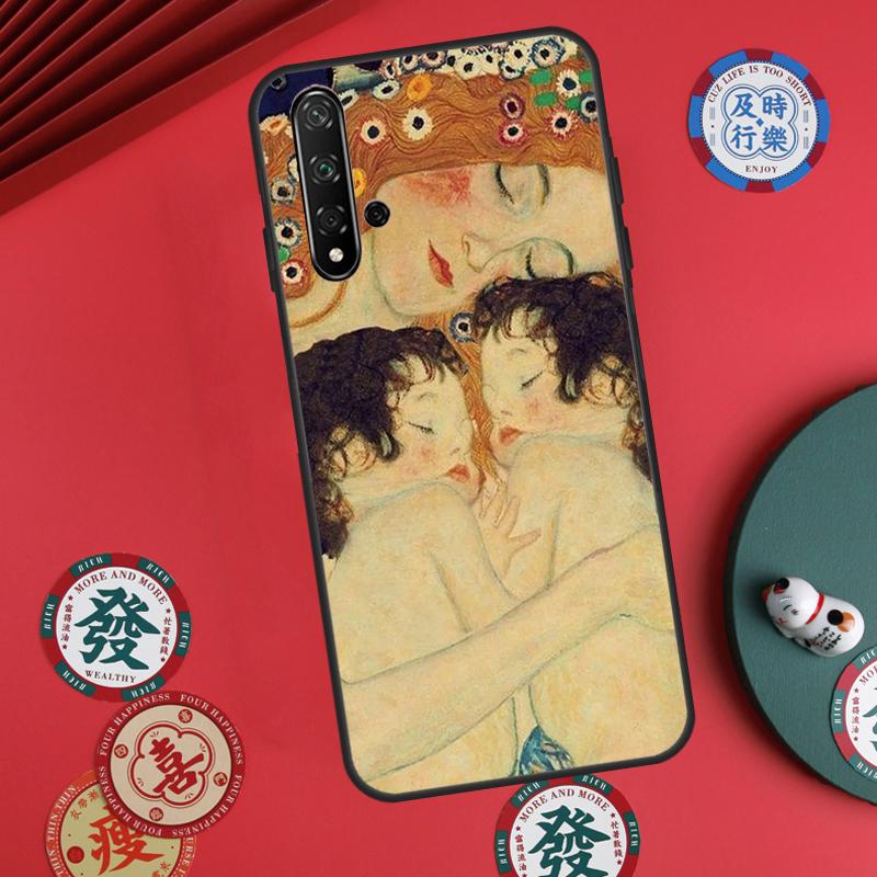 Kiss by Gustav Klimt For Huawei Nova Y73 Y72 Y61 Y91 Y90 Y70 Y60 12s 12i 11i 8i 9 10 SE P60 Pro P30 P40 Lite Case