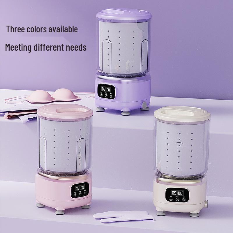 Wireless Portable Mini Wash and Dry Machine - Large Capacity for Underwear, Panties, and Socks, No Installation Needed