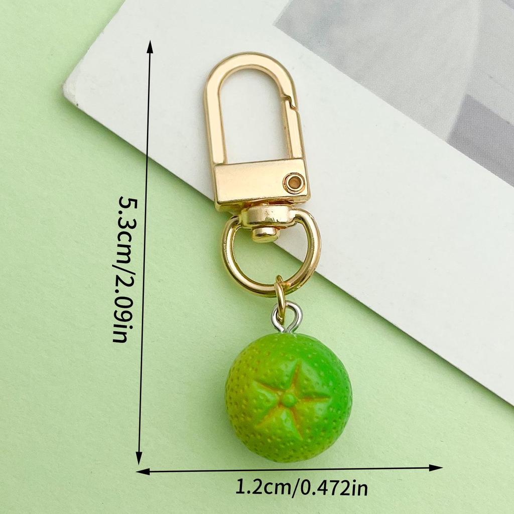 Smiley Cherry & Clover Keychain Pendant for Backpack & Earphone Case