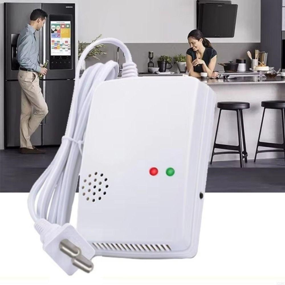 Wall Mounted Combustible Gas Leak Alarm Compact Natural Gas Alarm Sensor Home Security