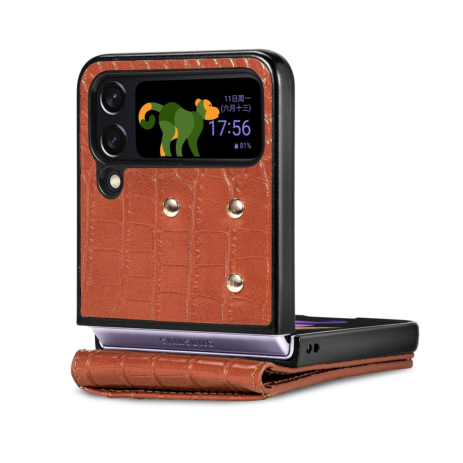 

Деловой модный чехол-кошелек из крокодиловой кожи для Samsung Galaxy Z Flip 4 5G Flip4 Zflip4 Противоударный чехол для мобильного телефона for Samsung Z Flip 4