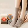 Eldiv Women's Winter Fleece Toe Socks