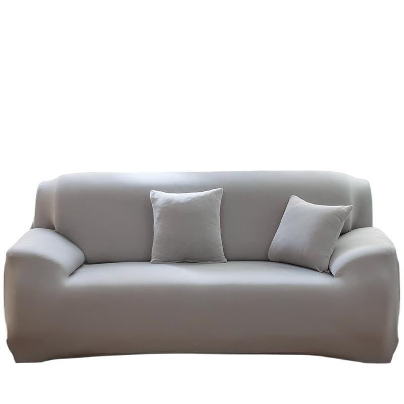 Gelber Elastischer Einfarbiger Sesselbezug Sofa All-Inclusive Couchbezug 1 2 3 4 Sitzer Couchschutz Dehnbar für Zuhause