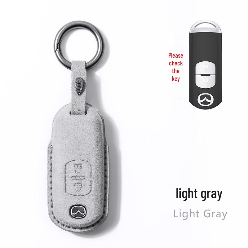 Suede Key Case for Mazda 3, CX-4/5, Atenza, CX-30