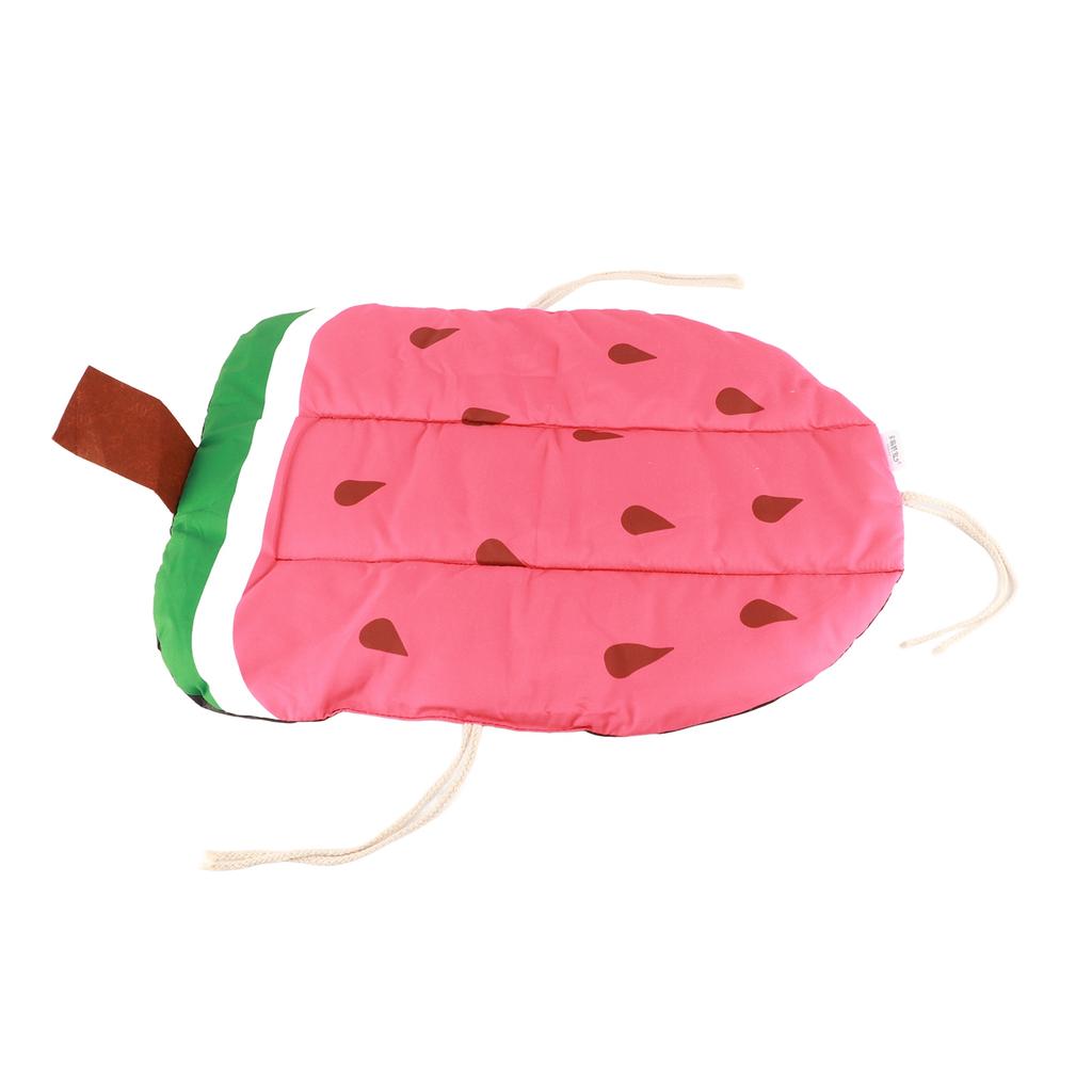Haustierkissen HD-Druck Niedlich Weich Bequem Universelles Haustierbett Hundematte für Zuhause Outdoor Wassermelone