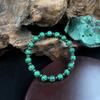 8MM Malachite Black Gallstone Spacer Bracelet Natural Stone Bracelet