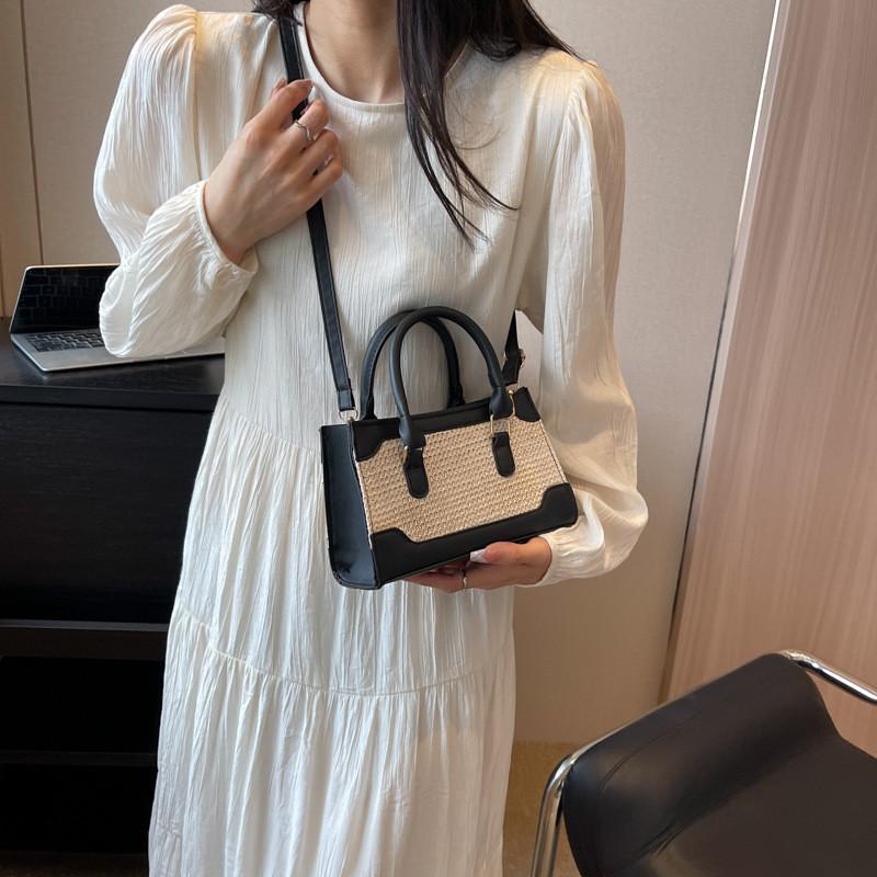 Elegant Urban Chic Cotton Linen Tote Bag 2023 Summer Fashionable Handbag