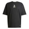 adidas Panda Goal T Comfortable Breathable Round Neck Pullover Short Sleeve T-Shirt Unisex T-Shirts Black JZ3270