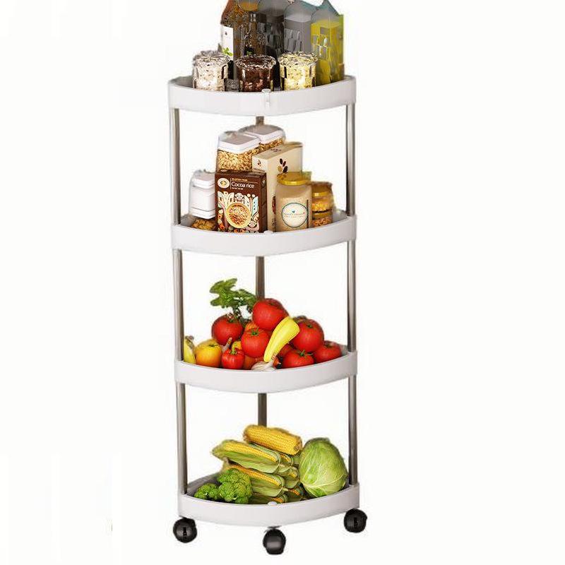 Triangular Multi-Layer Corner Shelf for Bathroom, Kitchen, Bedroom, and Living Room Storage