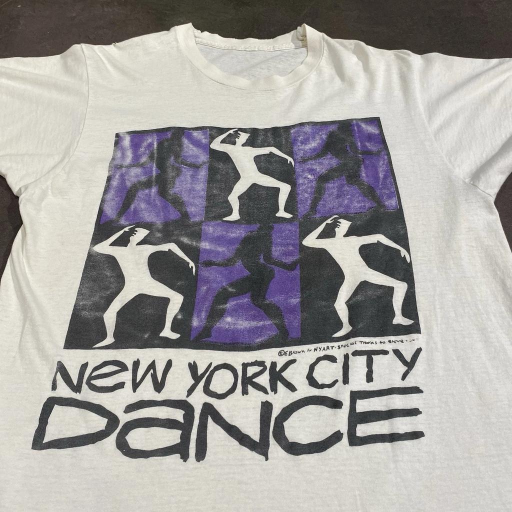 Vintage New York City Tanz T-Shirt Kunst NYC 80er 90er Nachtleben