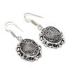 Natürlicher Rochen Koralle Edelstein 925 Sterlingsilber Schmuck Ohrring 1,77" AE-11886