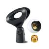 Flexible Copper Threading Mic Holder Universal Microphone Clip Mic Stand Adapter Long-lasting Reliable Strength Mic Clip