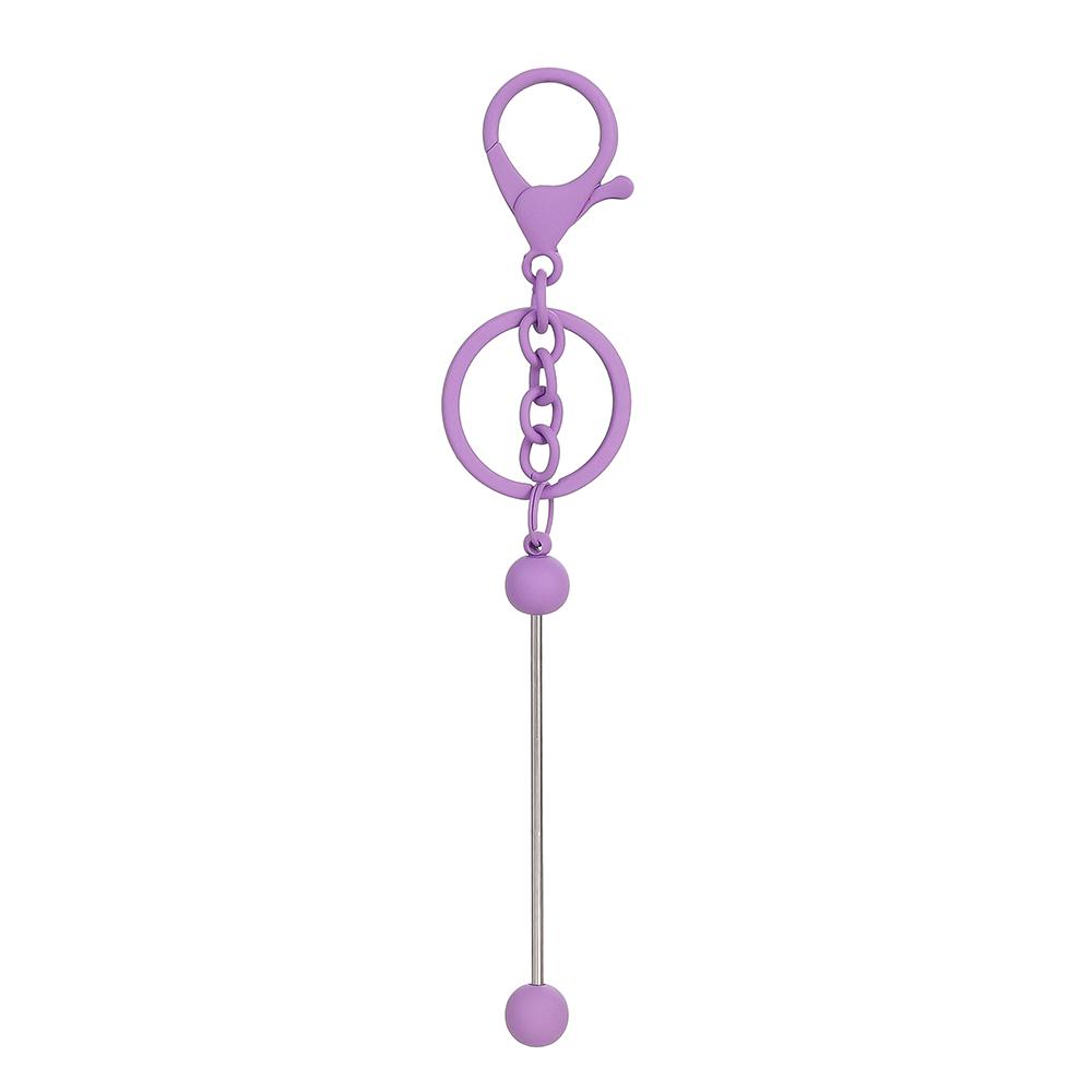 1/5 Stück Bunte Metall-Schlüsselanhängerstangen zum Auffädeln Leere für Perlen Anhänger Schmuck Charms DIY Bastelarbeiten Schlüsselanhänger Herstellung Geschenk