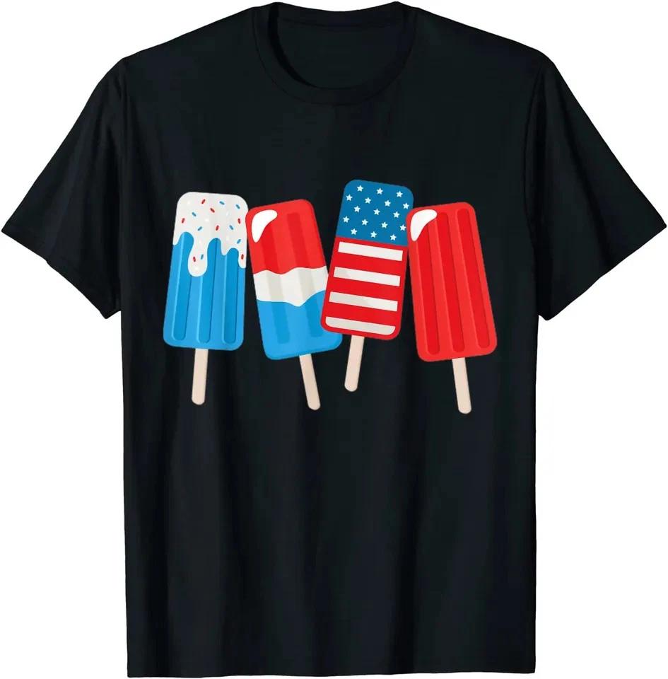 Patriotic Popsicles Unisex T Shirt 4th Of July Gift