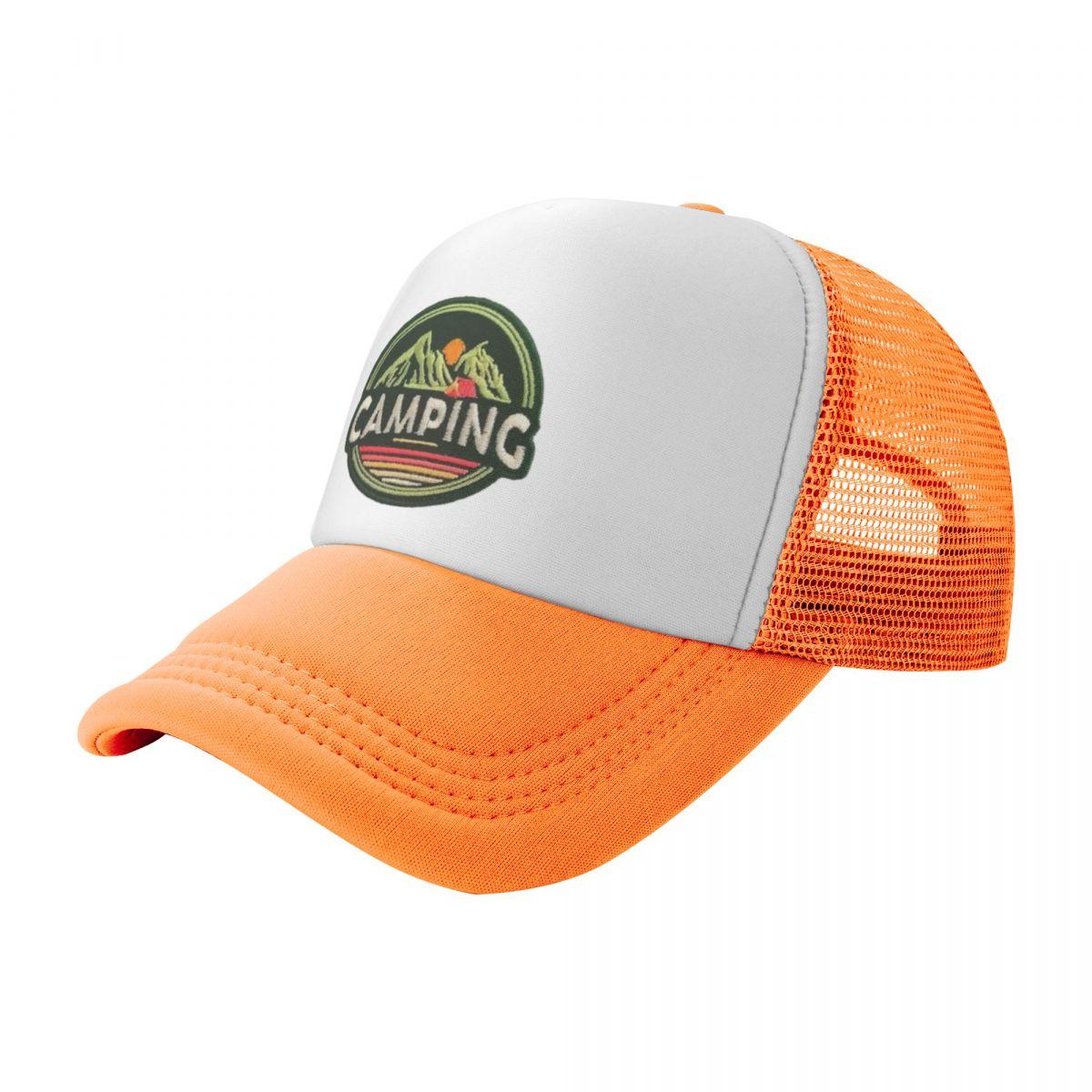 

Camping Mountains Sunset Summer Mesh Baseball Caps Men High-end Male Beach Dad Hat Hip Hop Trucker Cap One Size