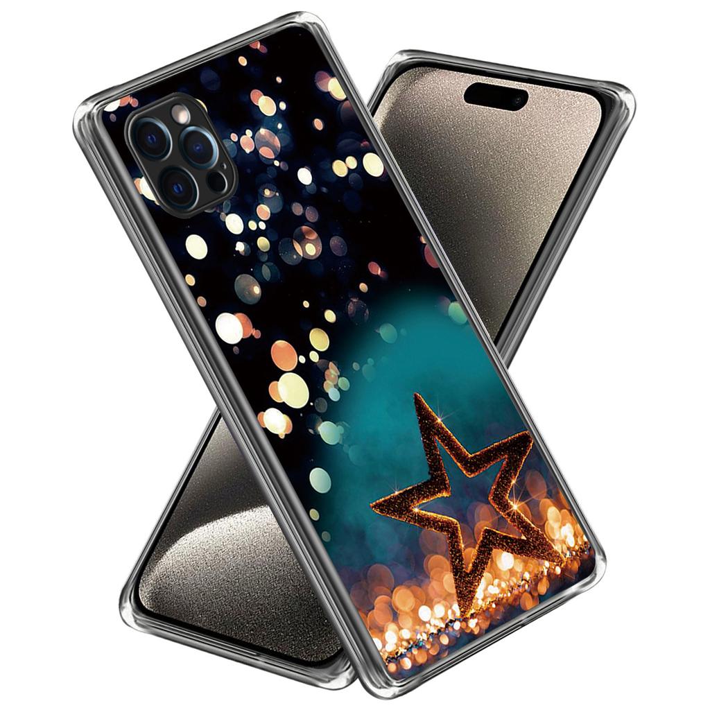 For iPhone 16 Pro Case Pattern Printed Shockproof TPU Phone Cover