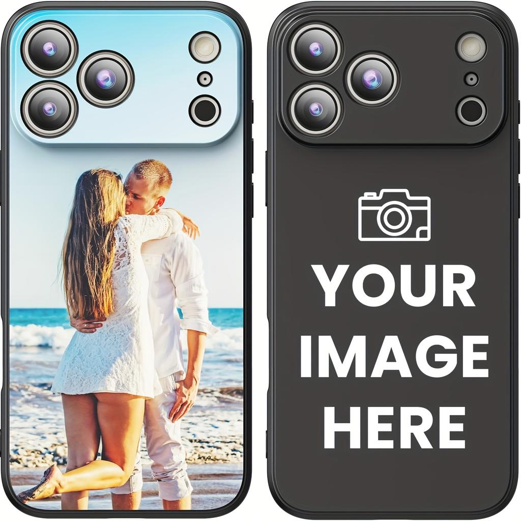 Customized Black Case For iPhone 17 Pro Max SE 2020 2022 X XS XR Air 16e 16 15 14 11 12 Mini 13 7 8 Plus TPU Cover