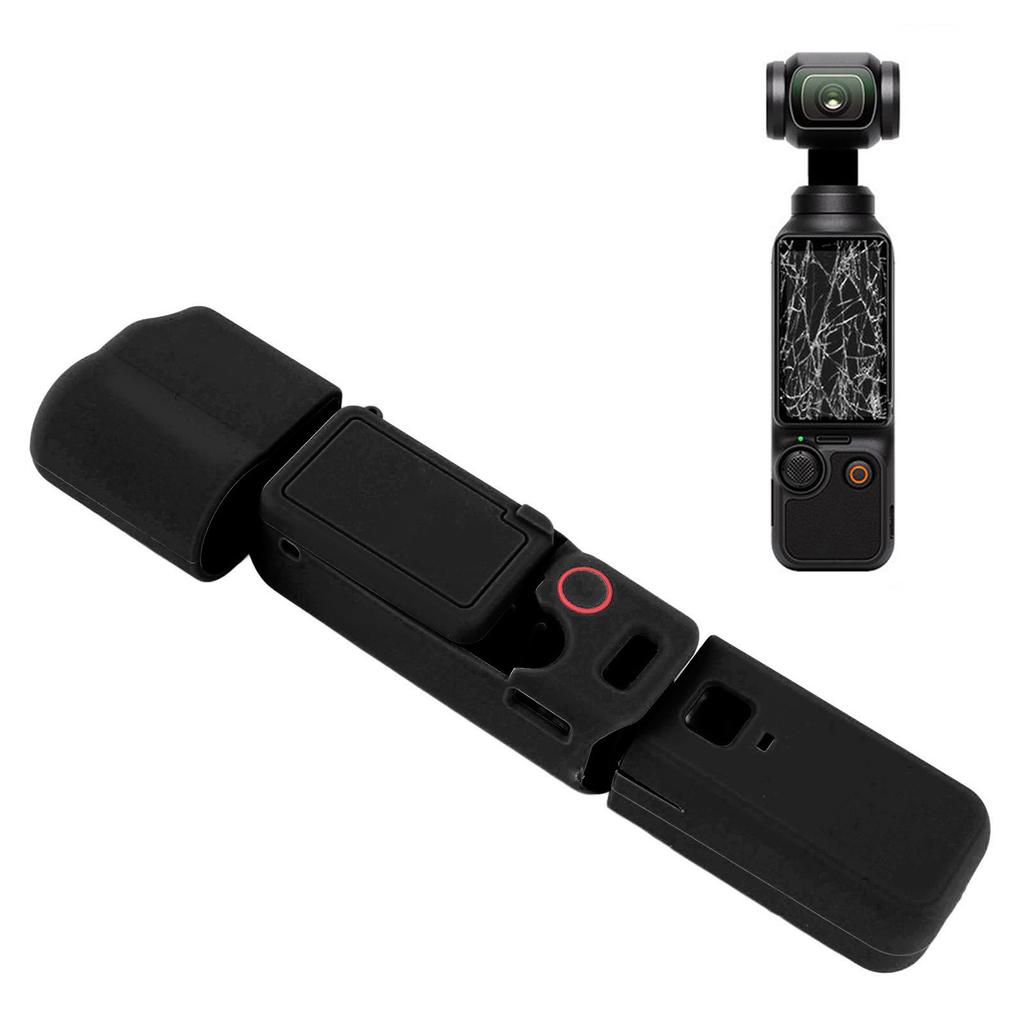 Camera Silicone Protective Cover Anti Slip Easy to Clean Scratch Resistant Protective Case Lens Protector for 3