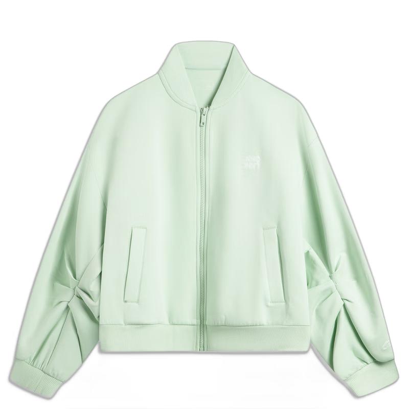 Li-Ning Women's 2025 Baseball Collar Cardigan Sweatshirt AWDV418