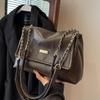 Tasche mit großem Fassungsvermögen Modische und Nischen-Damentasche Hochwertige Kette Einzelschultertasche Umhängetasche Tragetasche