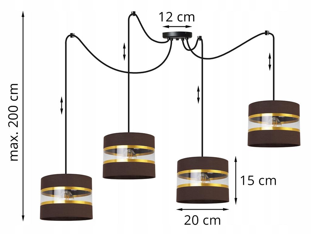 Ceiling Hanging Lamp Chandelier Lampshade Modern