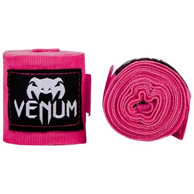 VENUM Bandages Bandages for and Martial Arts 4.5m //Venum Boxing, Kickboxing, (Neon Pink)