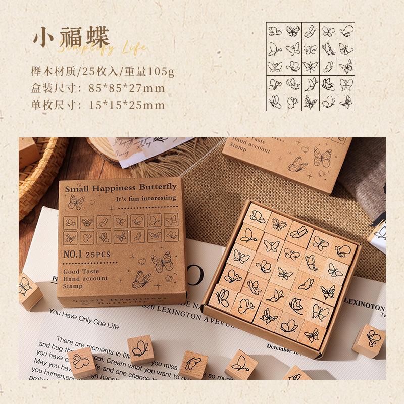 

Kids Beechwood Rubber Stamps for Journals - Weather Designs, Durable Wooden Craft Tools, Creative Scrapbooking Accessories