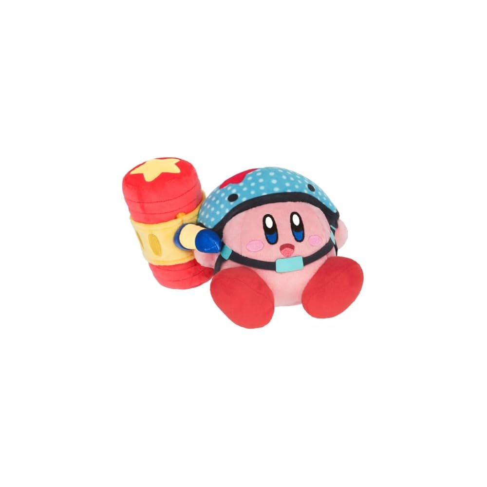 

Sanei Boeki Kirby Discovery Piko Piko Hammer Plush Toy Small 18x14x11cm