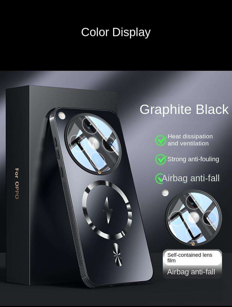 For OPPO Find X8 Pro Case Hard Matte Magnetic wireless charging Lens Protective Back Cover Case For Find X8 X7 Pro X8Pro Shell